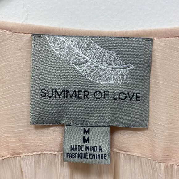 Summer of Love Sheer Blouse Medium - Picture 2 of 6